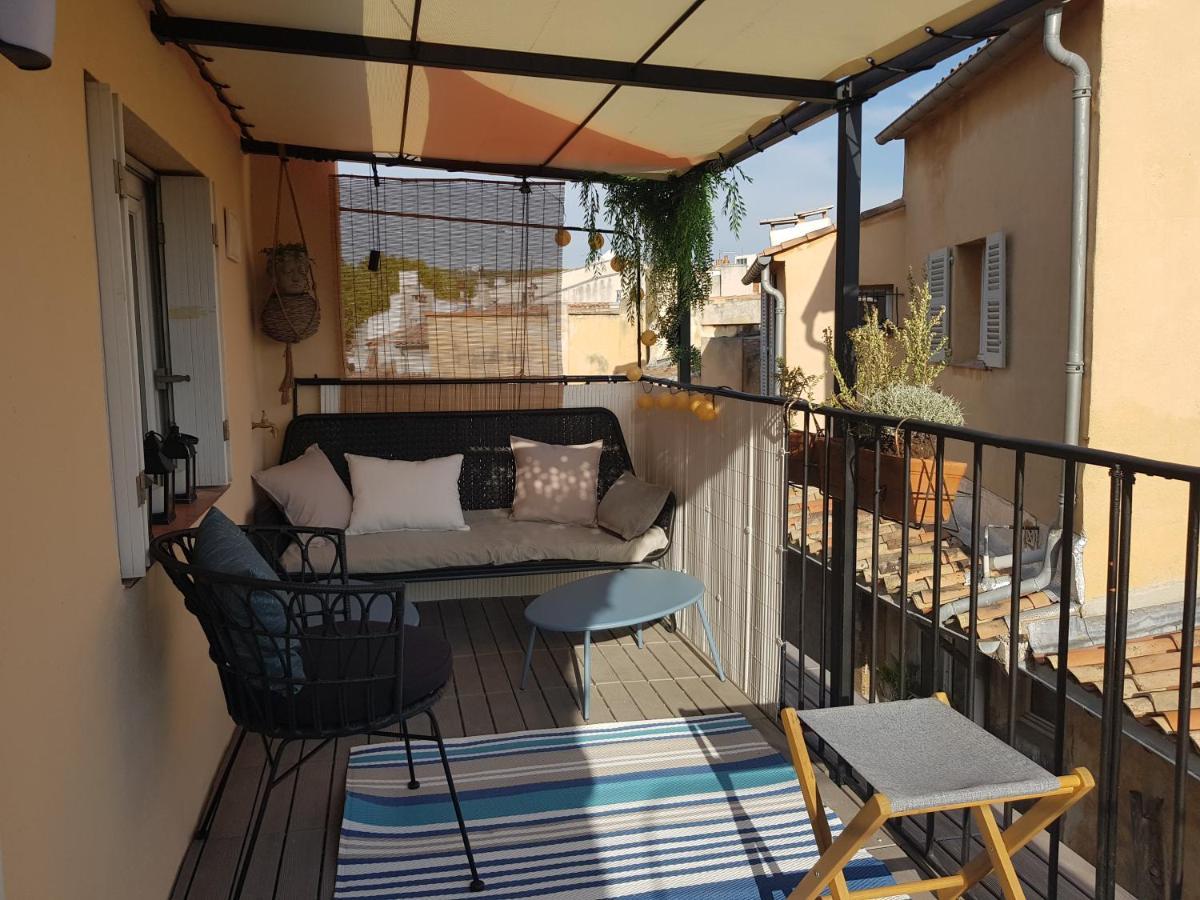 Beau Duplex Avec Terrasse - Centre Historique Apartment Aix-en-Provence Exterior foto