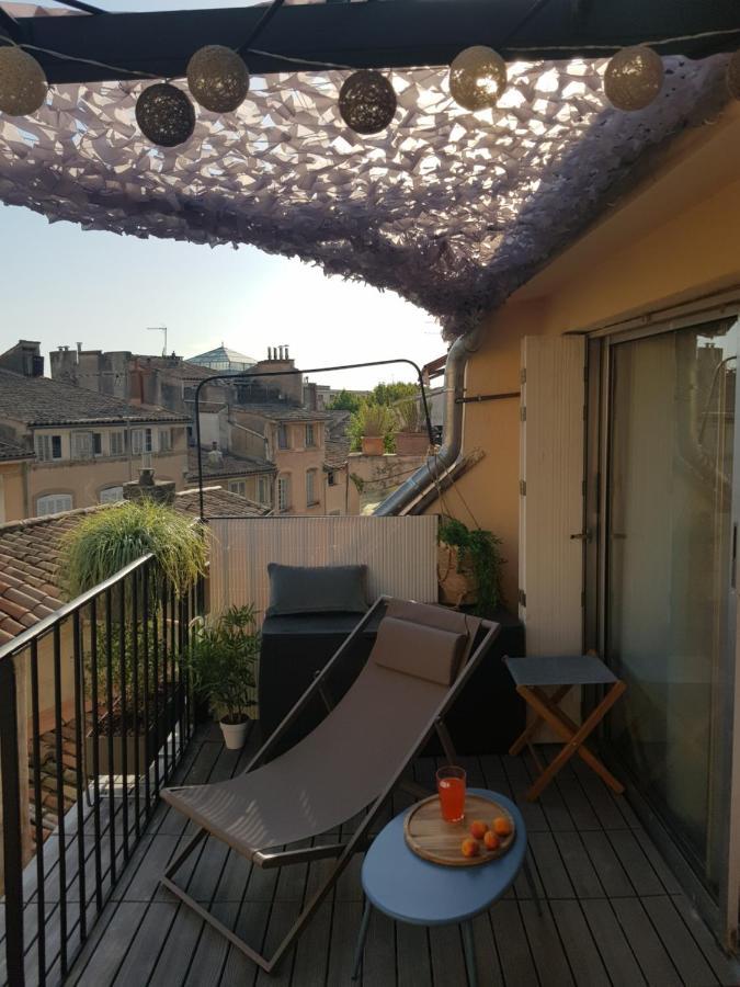 Beau Duplex Avec Terrasse - Centre Historique Apartment Aix-en-Provence Exterior foto